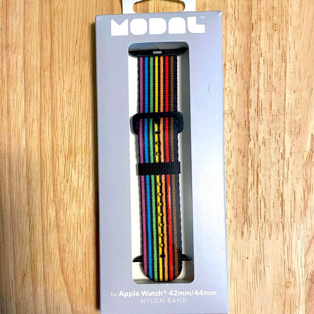 Modal Pride Edition Woven Nylon Band for Apple Watch 42, 44 mm